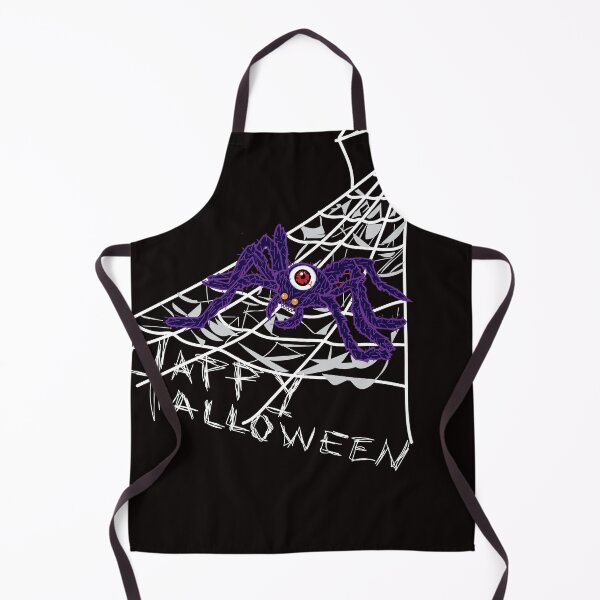 Item preview, Happy Halloween Scary Spider On Spiderwebs Giant Spider Monster Eyeball Monster T-Shirt designed and sold by iMobb06.