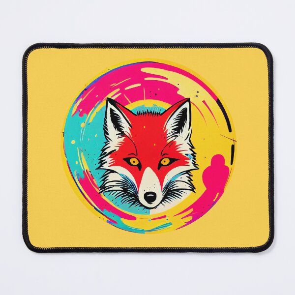 Item preview, Colorful fox in a circle designed and sold by MAV-Arts.
