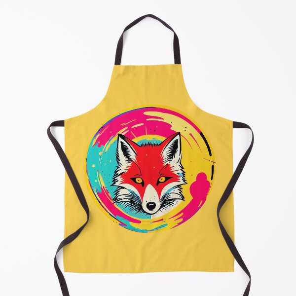 Item preview, Colorful fox in a circle designed and sold by MAV-Arts.