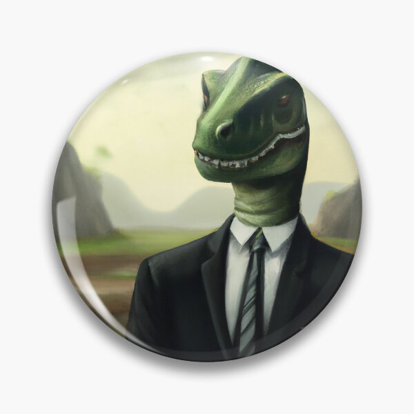 Artikelvorschau, Prähistorischer Dinosaurier-Geschäftsmann, lustige KI-generierte Kunst entworfen und verkauft von sweetbelle.