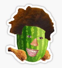 Watermelon TriHard - Twitch Emote Sticker