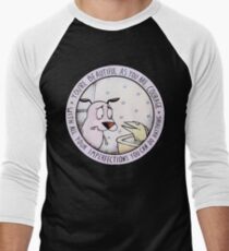 Courage the Cowardly Dog Men's Baseball Âľ T-Shirt