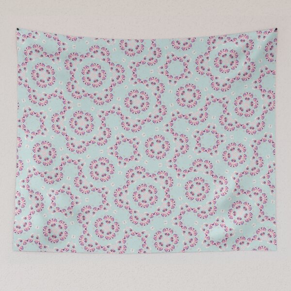 Item preview, Elegant Pink Purple Floral Boho designed and sold by Bright76.