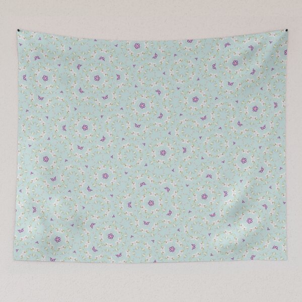 Item preview, Purple and White Dainty Floral designed and sold by Bright76.