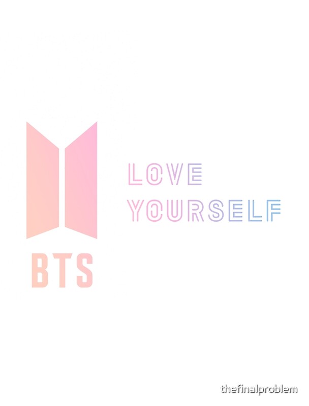 How to draw bts heart album cover symbol logo sign emblem love yourself in ...