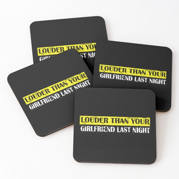 Item preview, funny Louder than your girlfriend last night  designed and sold by SheIsAQueen.
