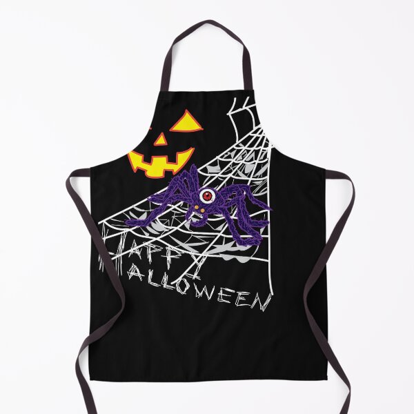 Item preview, Happy Halloween Scary Pumpkin Face Spider On Spiderwebs Giant Spider Monster Eyeball Monster T-Shirt T-Shirt designed and sold by iMobb06.