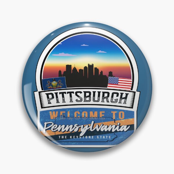 Item preview, Pittsburgh, Welcome to Pennsylvania, The Keystone State | Pennsylvania State and Cities Series -14 designed and sold by WorldStateArt.