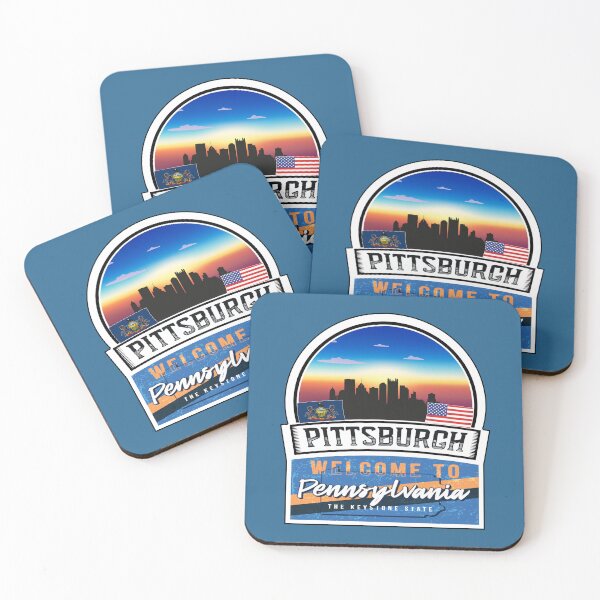 Item preview, Pittsburgh, Welcome to Pennsylvania, The Keystone State | Pennsylvania State and Cities Series -14 designed and sold by WorldStateArt.