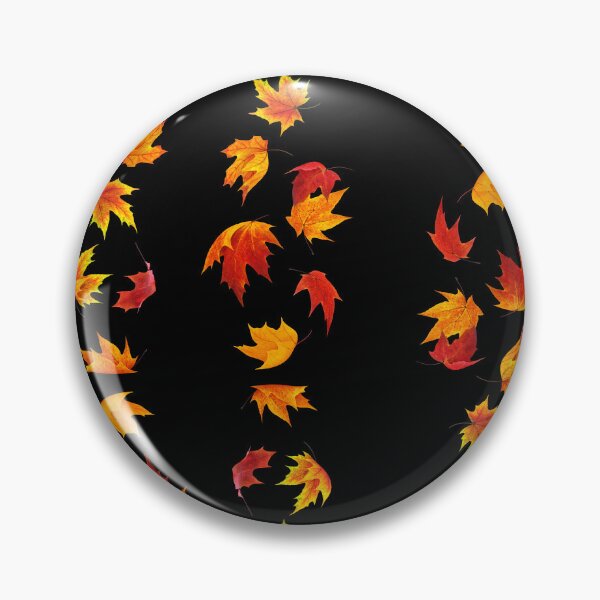 Item preview, autumn fallen leaves pattern modern trendy designed and sold by helkav.