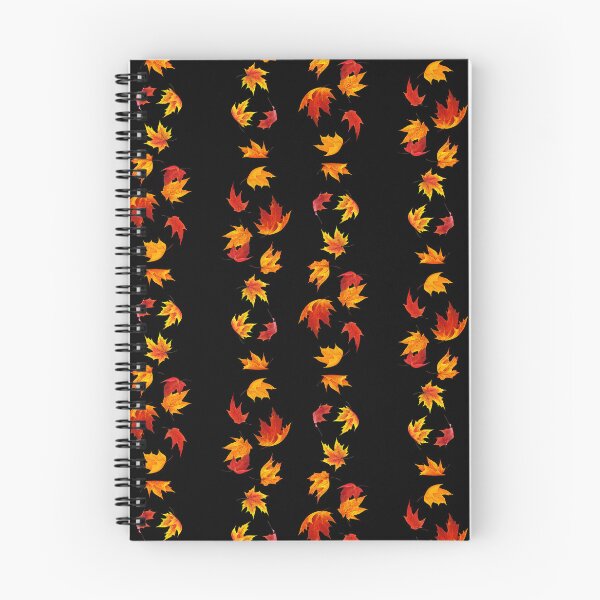 Item preview, autumn fallen leaves pattern modern trendy designed and sold by helkav.