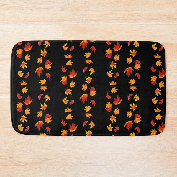 Item preview, autumn fallen leaves pattern modern trendy designed and sold by helkav.