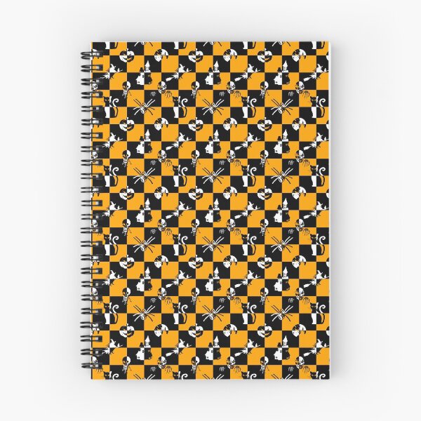 Item preview, Black Orange & White Vintage Halloween Disco Check designed and sold by Creepyhollow.