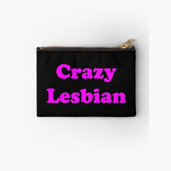 Item preview, Crazy Lesbian - Pink - from Bent Sentiments Lesbian Interest designed and sold by bentsentiments.