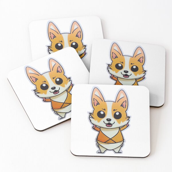 Item preview, Chibi Corgi Puppy Dog Anime Sticker designed and sold by friskyfoxtrot.
