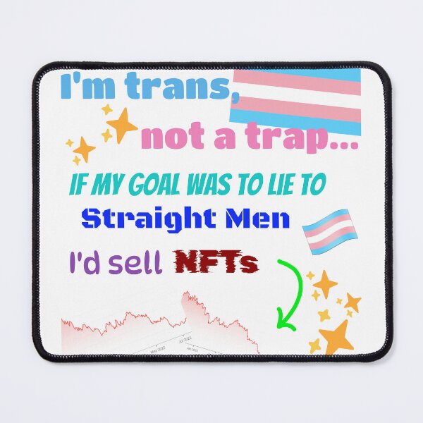 Item preview, Trans not trap designed and sold by EmberPuppers.