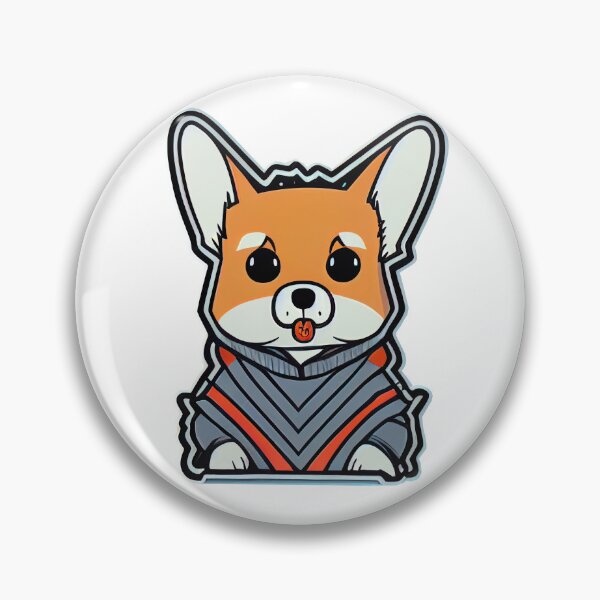 Item preview, Chibi Corgi Puppy Dog Anime Sticker designed and sold by friskyfoxtrot.