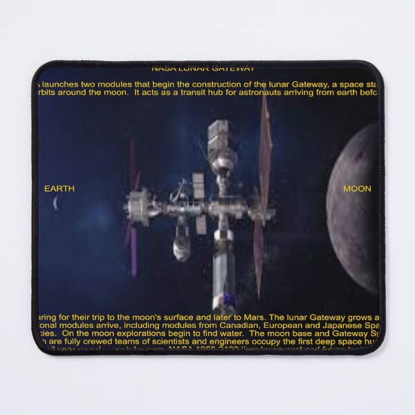 Item preview, NASA Lunar Gateway Art designed and sold by Alicefish.