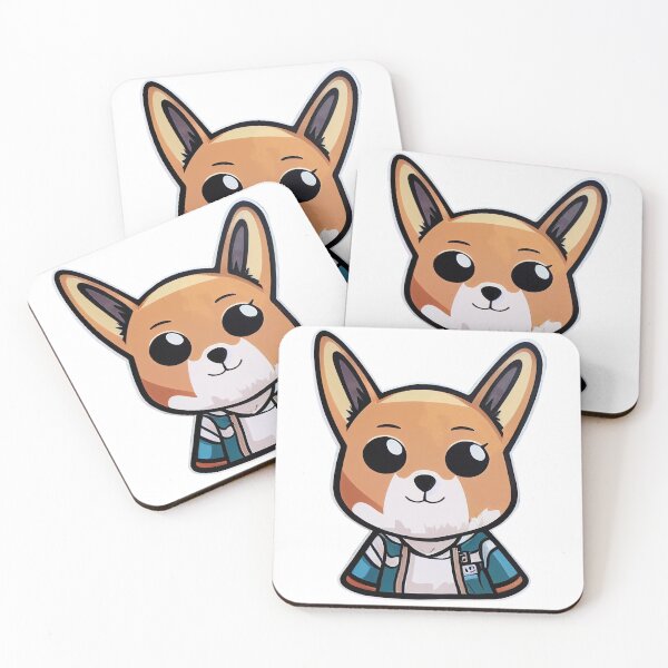 Item preview, Chibi Corgi Puppy Dog Anime Sticker designed and sold by friskyfoxtrot.