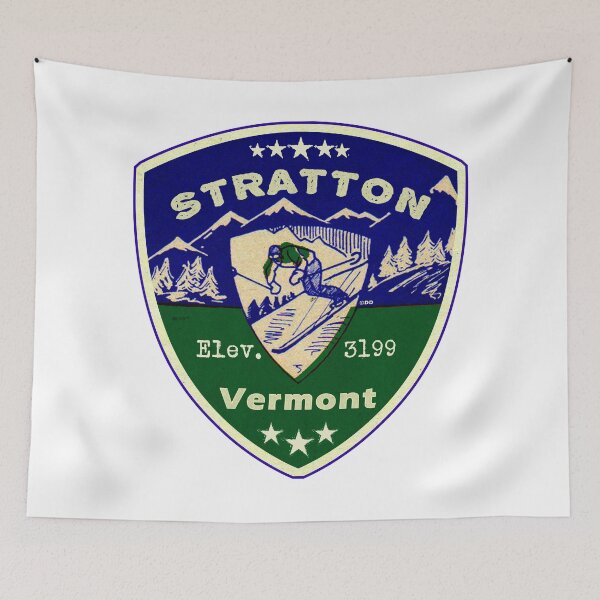 Item preview, Stratton Vermont Skiing Ski Mountains VT designed and sold by DESTINATIONS DECAL.