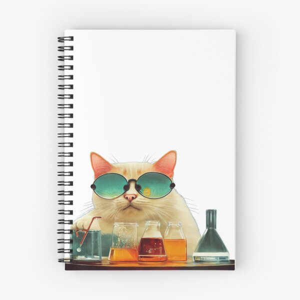 Item preview, Funny cat learns chemistry-I Love chemistry And Cats designed and sold by hassendz.
