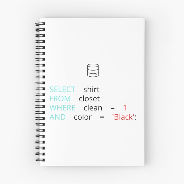 Item preview, FUNNY SQL DATABASE PROGRAMMER JOKE designed and sold by SkyRiseDesign.