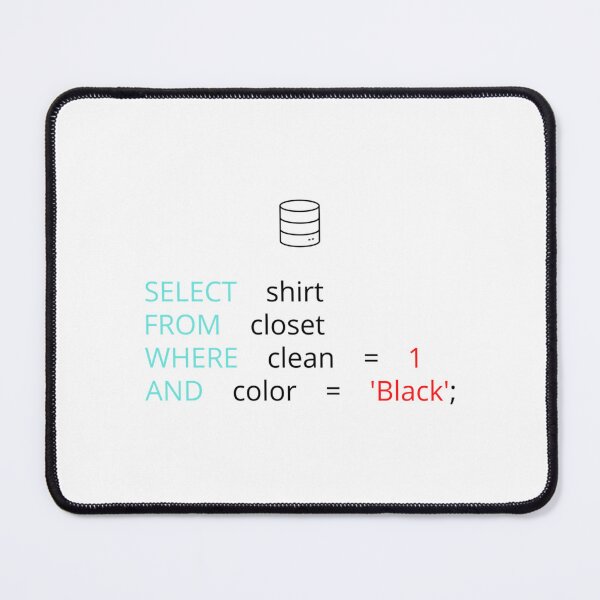 Item preview, FUNNY SQL DATABASE PROGRAMMER JOKE    designed and sold by SkyRiseDesign.