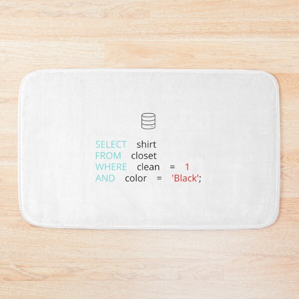 Item preview, FUNNY SQL DATABASE PROGRAMMER JOKE    designed and sold by SkyRiseDesign.