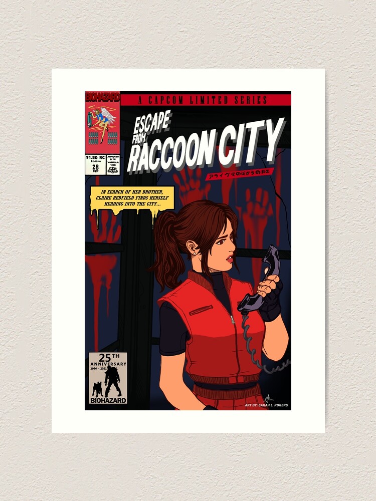 Resident Evil 2 Remake - Claire Redfield Art Board Print for Sale