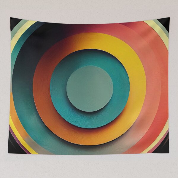 Item preview, Painted Concentric Circles designed and sold by Texterns.