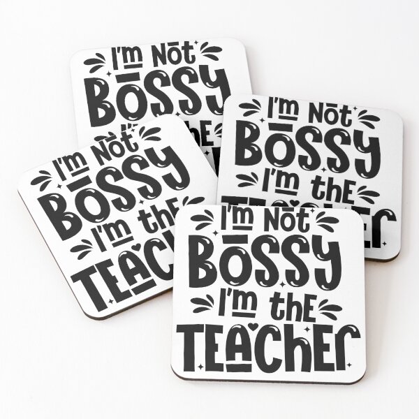 Item preview, Funny Bossy Teacher | Cute Teacher Gift designed and sold by TubularTees.