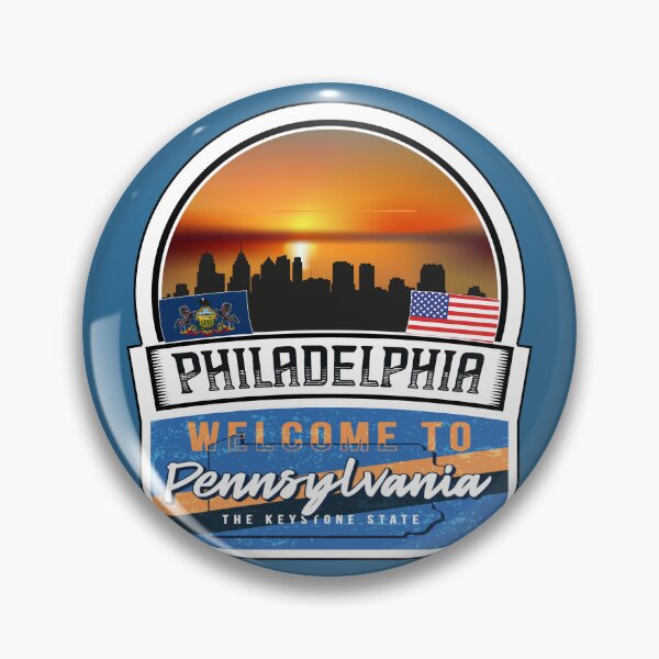 Item preview, Philadelphia, Welcome to Pennsylvania, The Keystone State | Pennsylvania State and Cities Series -3 designed and sold by WorldStateArt.