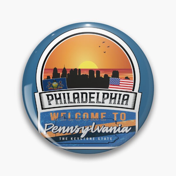 Item preview, Philadelphia, Welcome to Pennsylvania, The Keystone State | Pennsylvania State and Cities Series -4 designed and sold by WorldStateArt.