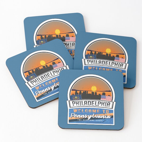 Item preview, Philadelphia, Welcome to Pennsylvania, The Keystone State | Pennsylvania State and Cities Series -10 designed and sold by WorldStateArt.