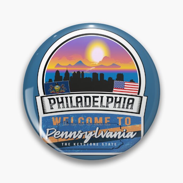 Item preview, Philadelphia, Welcome to Pennsylvania, The Keystone State | Pennsylvania State and Cities Series -12 designed and sold by WorldStateArt.