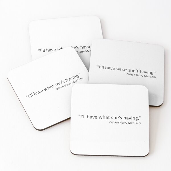 Item preview, I_ll Have What She_s Having - When Harry Met Sally     designed and sold by ColorsOfMidday.