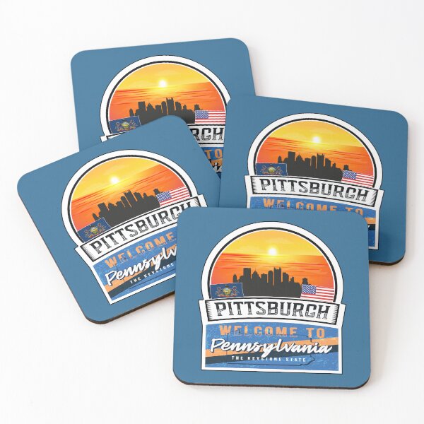 Item preview, Pittsburgh, Welcome to Pennsylvania, The Keystone State | Pennsylvania State and Cities Series -19 designed and sold by WorldStateArt.