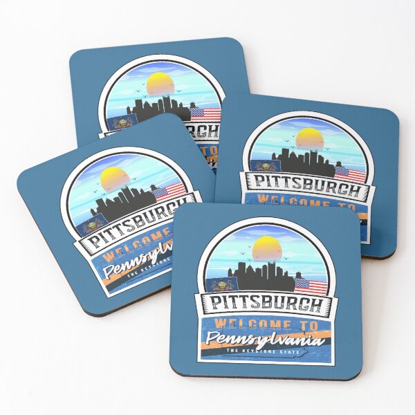Item preview, Pittsburgh, Welcome to Pennsylvania, The Keystone State | Pennsylvania State and Cities Series -21 designed and sold by WorldStateArt.