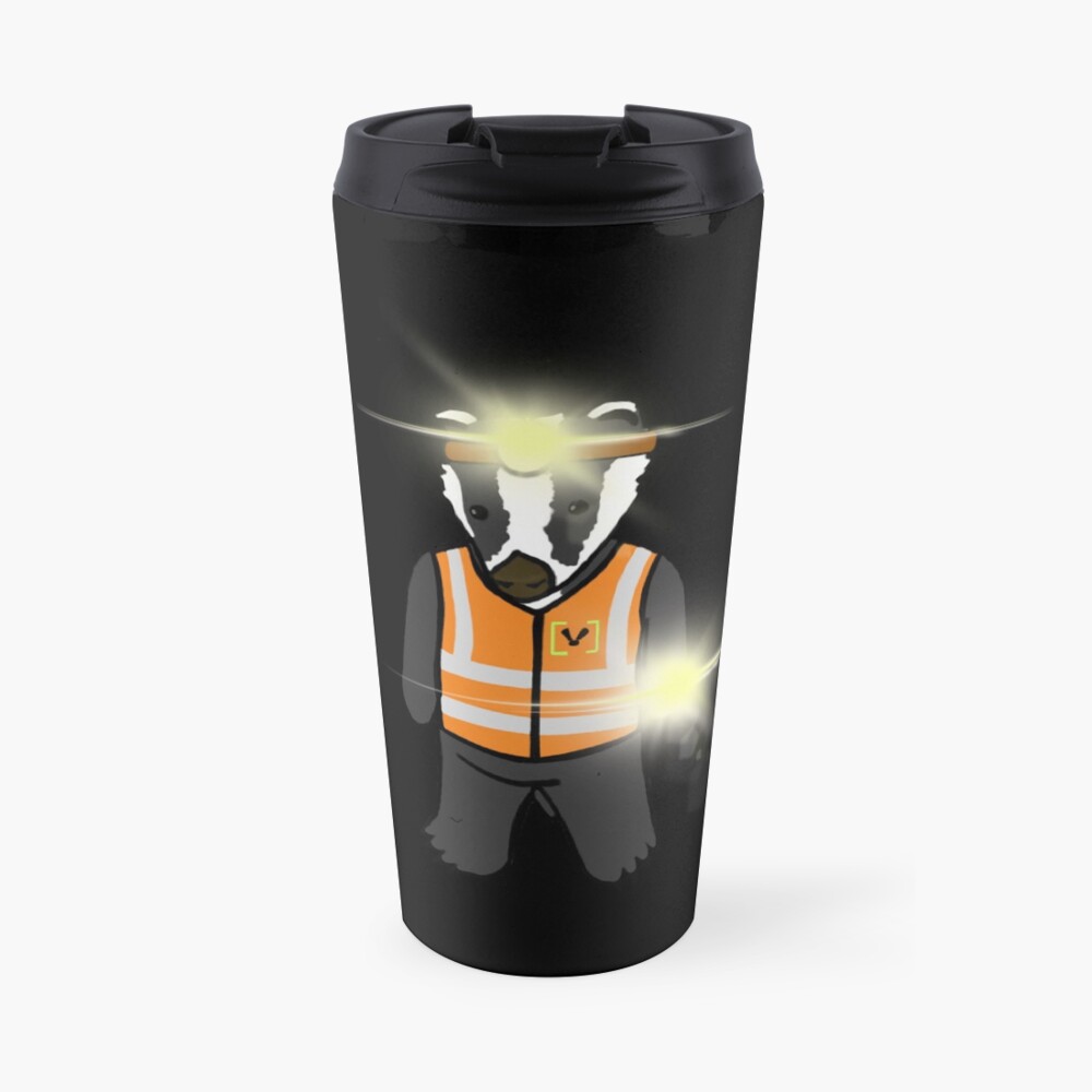 Lumen the Badger Travel Mug