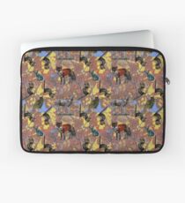 Pointillismus-Lebewesen Laptoptasche