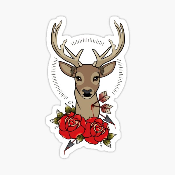 Cerf Sticker