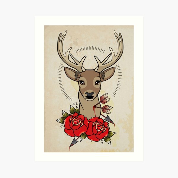 Deer Art Print