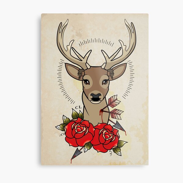 Deer Metal Print