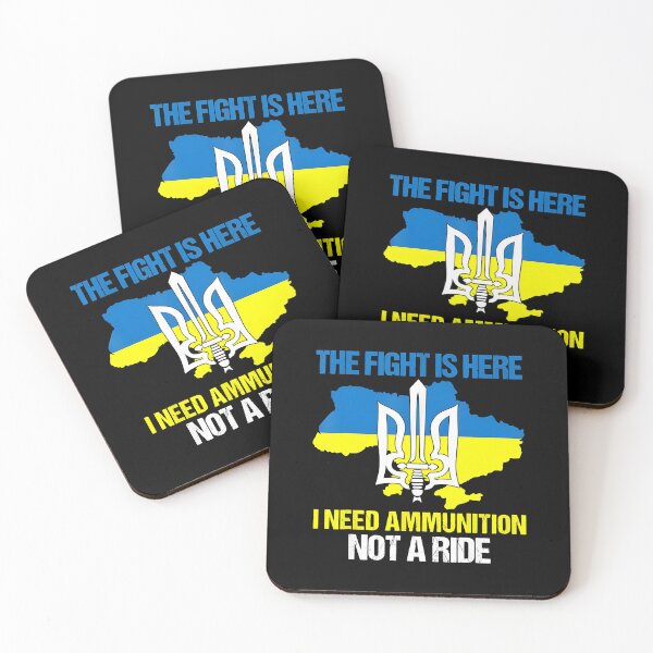 Item preview, " The Fight Is Here I Need Ammunition Not A Ride Stand With Ukraine " designed and sold by WilhelmWagner.
