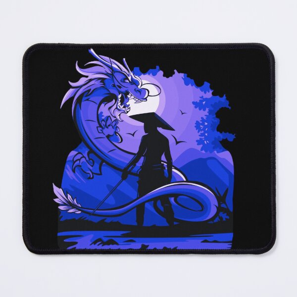 Item preview, Purple Anime Samurai and Dragon design designed and sold by Dven-Clothes.
