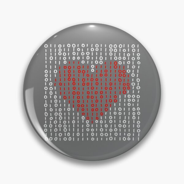 Item preview, Binary Heart   designed and sold by P3culiarParsnip.