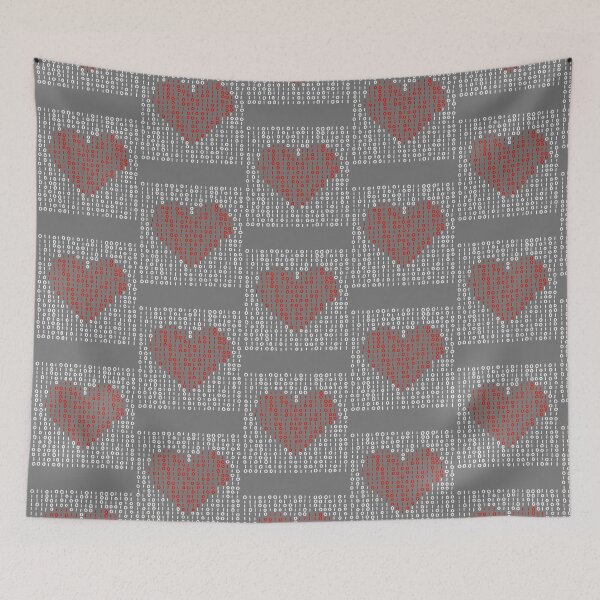 Item preview, Binary Heart   designed and sold by P3culiarParsnip.