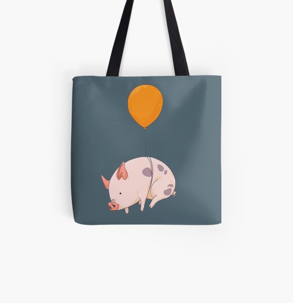 When Pigs Fly All Over Print Tote Bag
