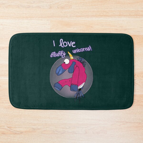 Item preview, I love fluffy unicorns    designed and sold by MarlEricksen.