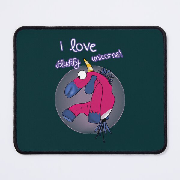 Item preview, I love fluffy unicorns    designed and sold by MarlEricksen.